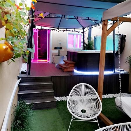 Apartamento Lyon Superbe Jacuzzi Vue Sur Jardin Villeurbanne Exterior foto
