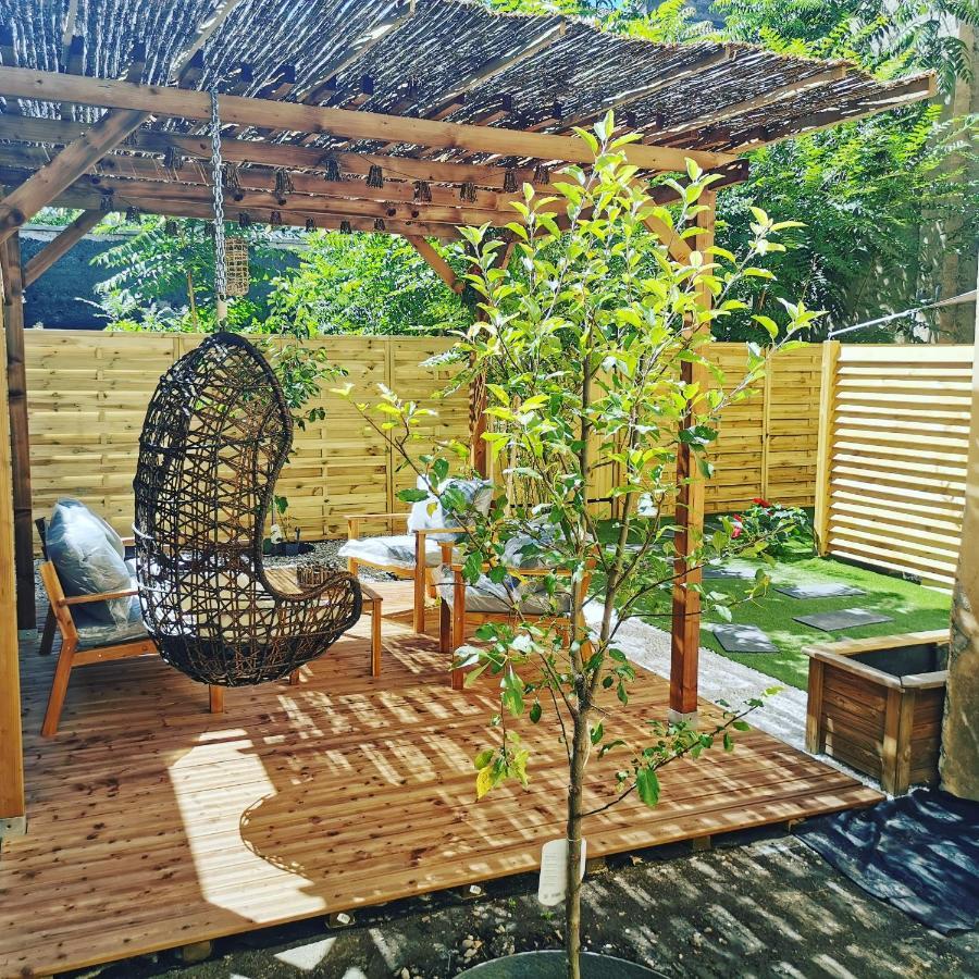 Apartamento Lyon Superbe Jacuzzi Vue Sur Jardin Villeurbanne Exterior foto