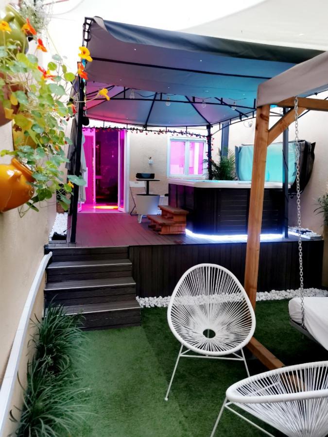 Apartamento Lyon Superbe Jacuzzi Vue Sur Jardin Villeurbanne Exterior foto