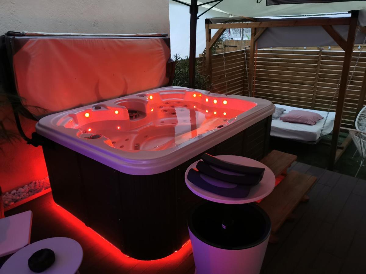 Apartamento Lyon Superbe Jacuzzi Vue Sur Jardin Villeurbanne Exterior foto